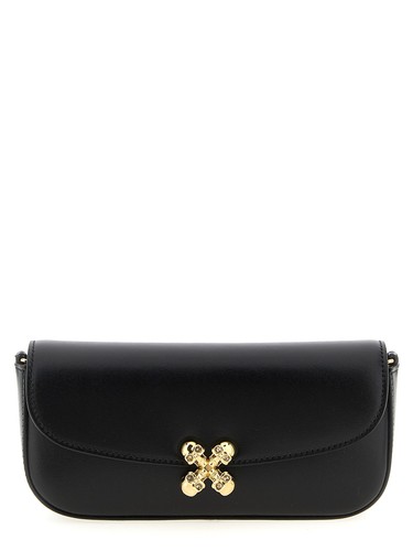 Alexander McQueen Black Calfskin Crossbody Bag 100% Authentic