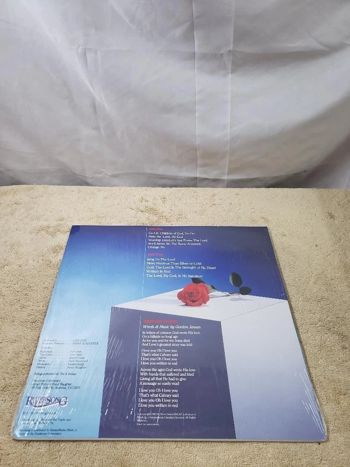 HENRY & HAZEL SLAUGHTER ~ WRITTEN IN RED ~ ZLP8404 ~ 1984 ~ LP ~ EX - Image 2 of 4