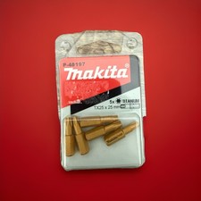 Genuine Makita TX25x25mm Titanium Torx Bit P-48197 Pack Of 5