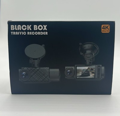 Rearview Mirror Dual Channel Recorder - Black Box Traffic Recorder New in Box