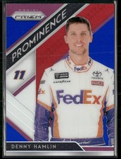 Denny Hamlin 2019 Prizm Prominence Red White Blue Prizm #68
