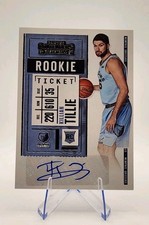 2020-21 Panini Contenders - Rookie Ticket Sticker Autographs Killian Tillie #162