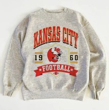 Kansas City Chiefs Football NFL Graphic Ash Color Unisex Sweatshirt KH18007