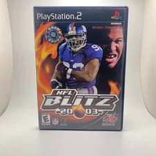 NFL Blitz 2003 - Sony PlayStation 2 - Game / Case / Manual - Tested & Working