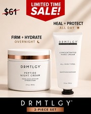 DRMTLGY Peptide Night Cream Concentrated Hand Cream Hydrating Anti Aging Set