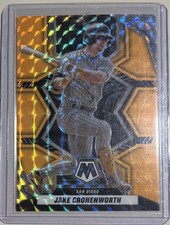 2022 Panini Mosaic - Jake Cronenworth #162 Fluorescent Orange Mosaic Prizm /25