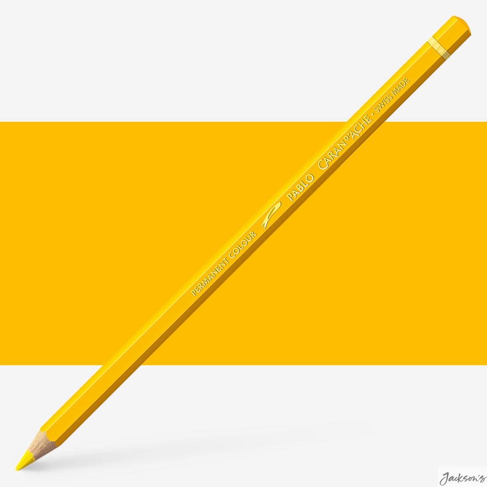 Caran d'Ache Pablo Coloured Pencil Cedarwood Yellow 010 For Drawing
