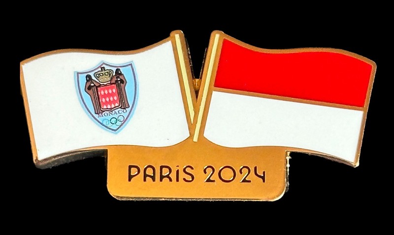 Great-looking Paris 2024 Summer Olympics - Monaco NOC Pin