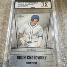 Roch Cholowsky Leaf 2025 RC Silver Parallel CCG Gem Mint 10