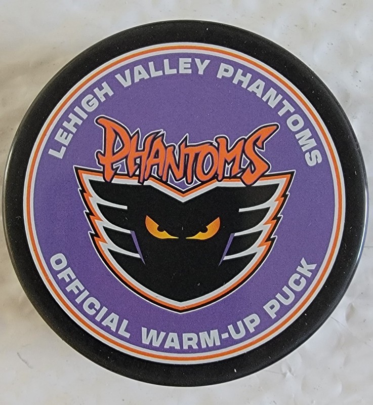 Lehigh Valley Phantoms Warmup Puck 