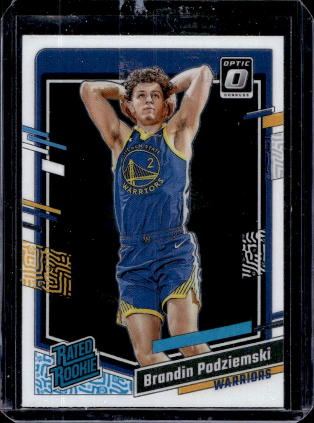 2023-24 Donruss Optic Brandin Podziemski Rated Rookie #203 Warriors
