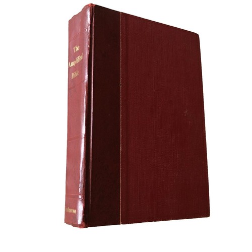 The Amplified Bible Zondervan 1965 Hardcover 4th Printing -Damaged Read Inside - 第 1/11 張圖片