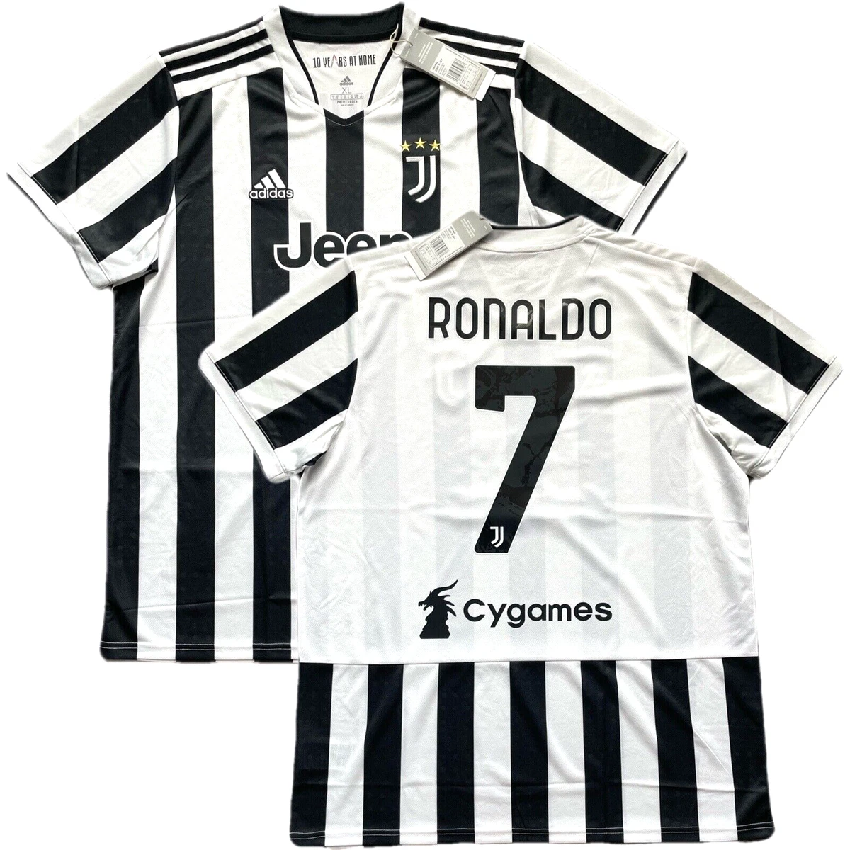 Cristiano Ronaldo Juventus International Club Soccer Fan Jerseys