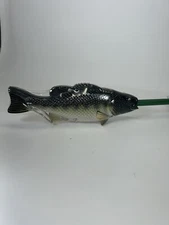 G.E.I. BASS FISH BBQ Fork Stainless Steel Grill Tool Novelty Unique Classic NEW