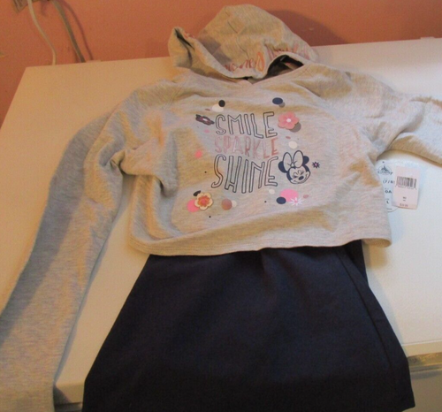 NEW Disney Parks Minnie Hoodie & Dress Medium 7/8 Cotton Spandex Bust 30 L 22 - Bild 1 von 8