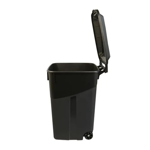 45 Gallon Wheeled Outdoor Trash Can, Black,Hyper Tough,Outdoor Trash Cans eBay