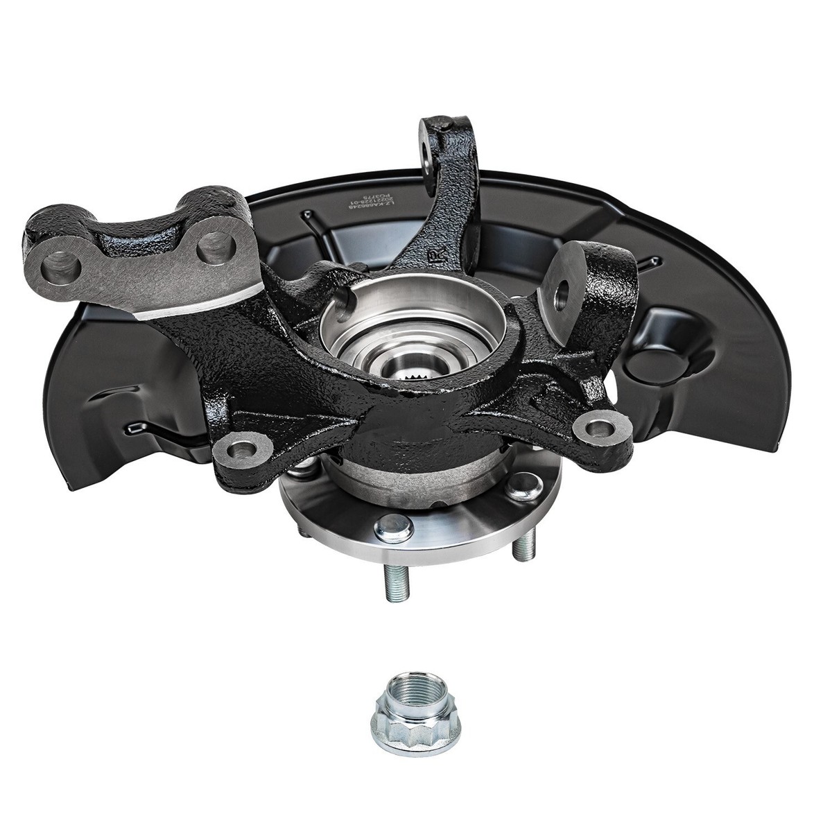 Front Steering Knuckles & Wheel Hub Bearings Set for Toyota Camry