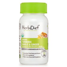 Turmeric Curcumin with Ginger, Garlic Capsules POWERFUL Immune Cardio Support