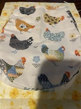 Reversible Scrub Cap - Chickens