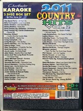 5147 2011 COUNTRY  CHARTBUSTER KARAOKE CDGS LOT OH