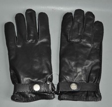 NEW Roeckl Men's Leather Gloves Gloves Finger Gloves Black Leather 9.5