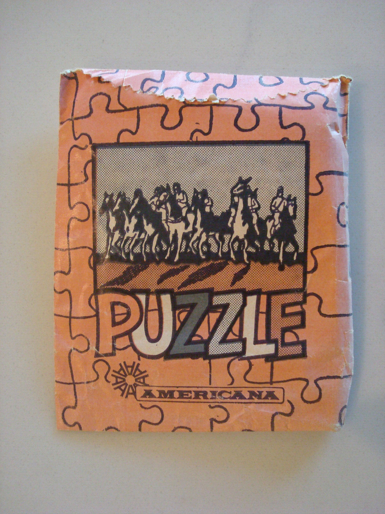 Vintage Americana Sweets & Novelty Corp Mini Puzzle Made in Italy - VERY RARE