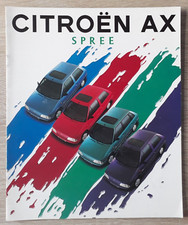 Citroen AX Spree Special Edition Brochure 1994