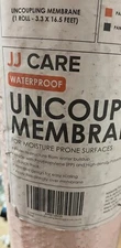 JJ CARE 1/8 Uncoupling Membrane Underlayment Roll (54 SqFt) - Tile Flooring