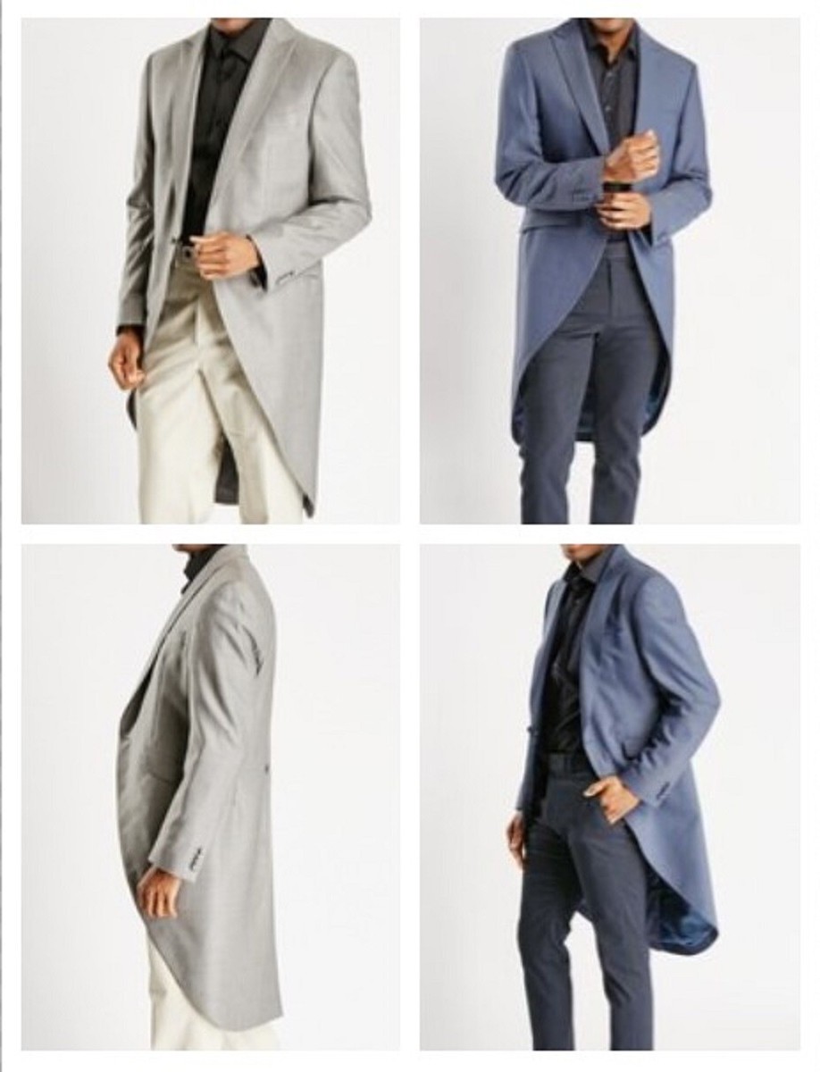 MORNING SUIT 100% COTTON TAIL COAT 34R 36R 38R 40R 46R