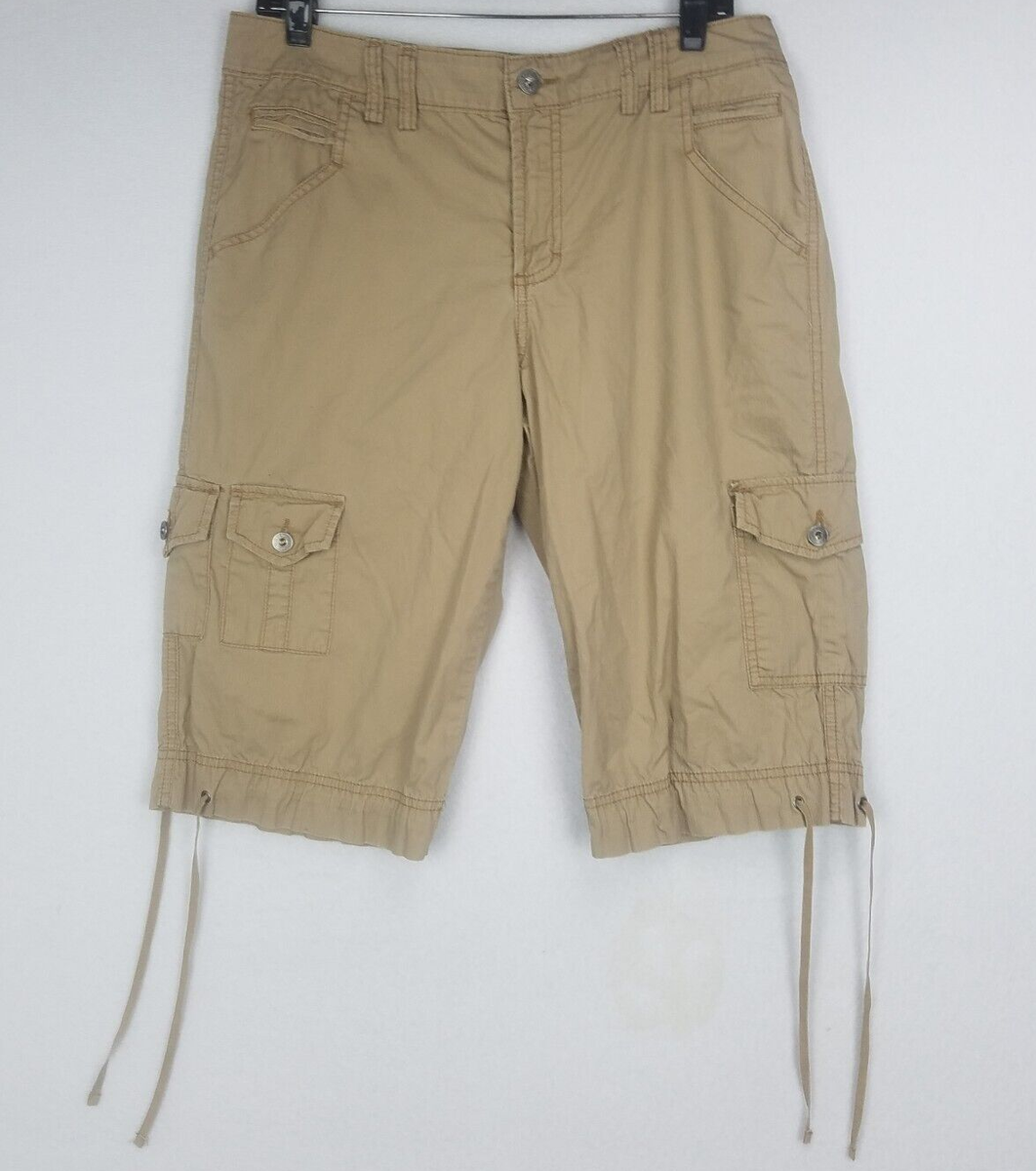 Khaki Shorts Gloria Vanderbilt Cargo Shorts Gloria Vanderbilt