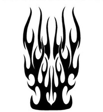 Custom Flame 28 Decal Vinyl Graphic Car Truck Suv Van Semi Cross Over Blaze