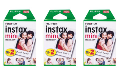 3x Fujifilm Instax mini DP (2x10 =60 Aufnahmen) für alle Instax mini Kameras  