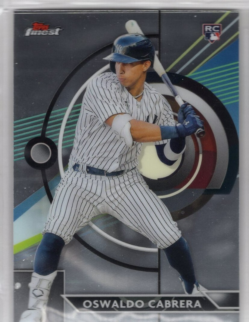 2023 Topps Finest Oswaldo Cabrera Rookie Card #41 RC New York Yankees