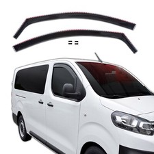 Windabweiser GP Regenabweiser Für Peugeot Traveller Ab 2016 2-Tlg Set Schwarz