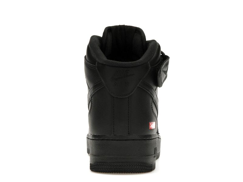 Size 9 - Nike Supreme x Air Force 1 Mid Box Logo - Triple Size 9 - Nike Supreme x Air Force 1 Mid Box Logo - Triple
