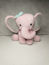 Bedtime Originals Twinkle Toes Pink Elephant Plush Hazel Stuffed Animal Toy