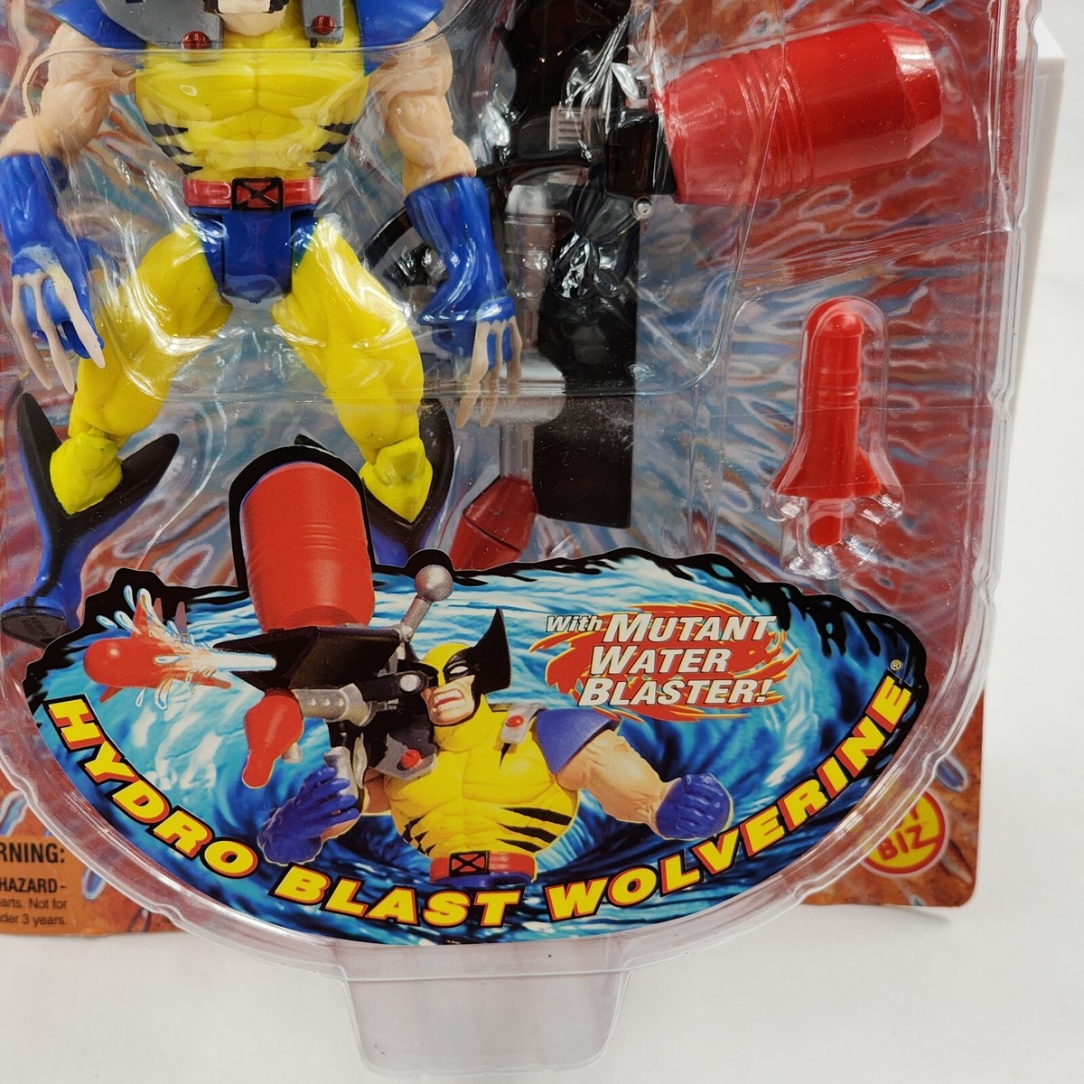 ToyBiz Marvel X-men 1997 Water Wars Hydro Blast Wolverine
