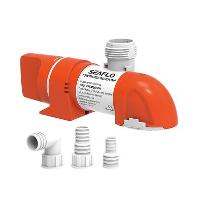Seaflo 14C Low Profile Bilgenpumpe 12V 1100GPH Slimline Non-Auto BP1G110014C