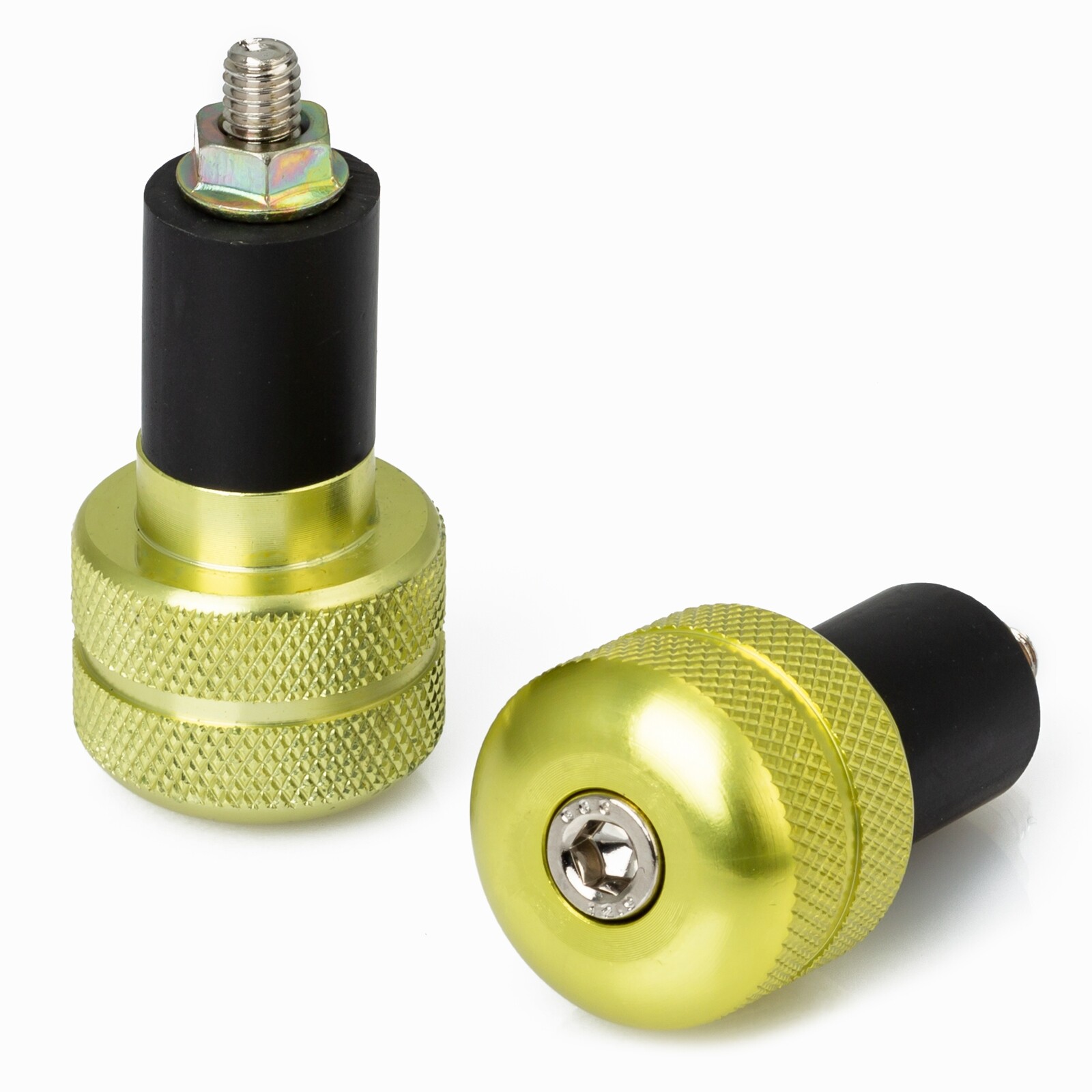 Bar Ends  Weights Round Universal motorcycle motorbike scooter  Quad 17mm Gold