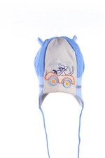 Lovely cotton baby boy's hat Size 0-3 months NEW with tags