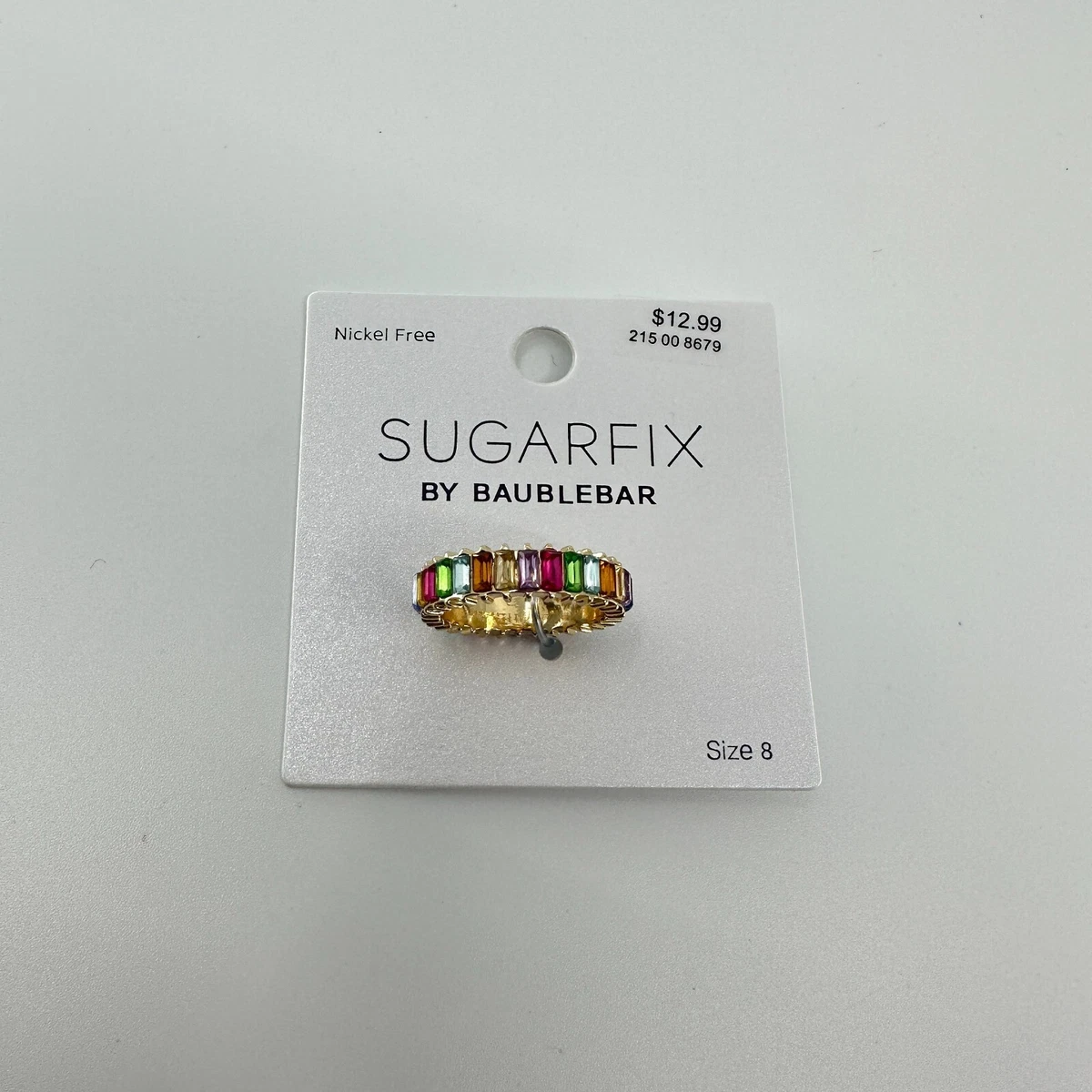 Sugarfix by baublebar rainbow ring deals