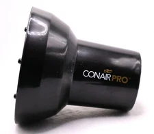 CONAIR PRO Tourmaline Finger Diffuser Universal Attachment Black & Red Pre-owned