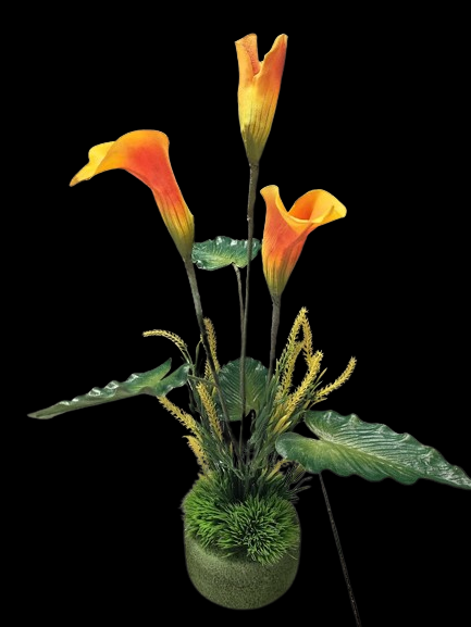 bonsai tree semi cascade Tall Bronze Curved Semi-Cascade Bonsai Tree main image 0