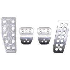 Performance Billet Pedal Set by Cobalt® - Roadster Logo, Billet Finish - MX-5...