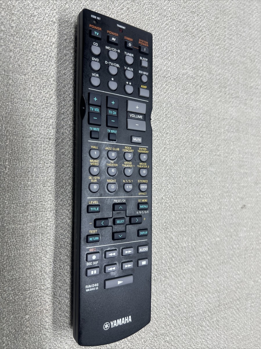 YAMAHA ヤマハ　アンプリモコン　RAV246 OEM YAMAHA RAV246 Audio Receiver Remote Control Genuine