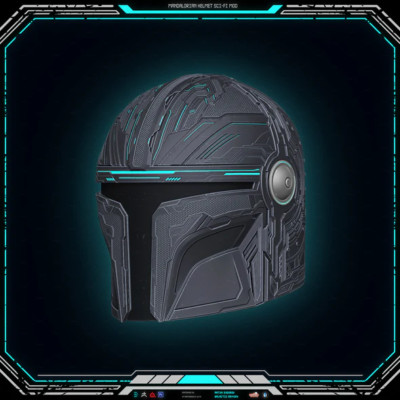 Starwars Techno Mando 3D Printed RAW/FINISHED