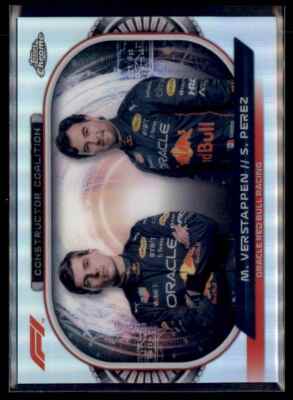 2022 Topps Chrome Formula 1 Constructors Coalition Max Verstappen/Sergio Perez