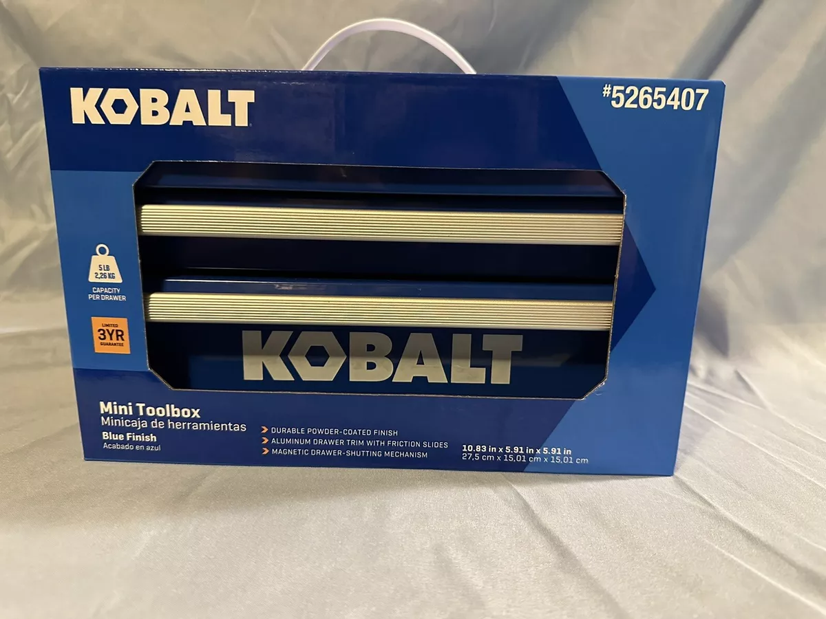 Kobalt Mini 10.83-in 2-Drawer Green Steel Tool Box in the Portable Tool  Boxes department at