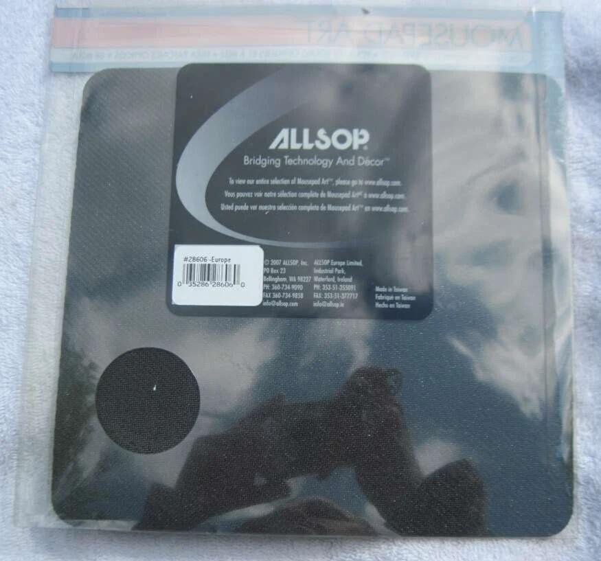 Allsop Europe Vintage Map Mousepad Art Optical Rollerball Mice 2007 Office 28606 - Image 4 of 4