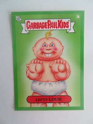 2020 Garbage Pail Kids Bizarre Holiday August Week 2 Lefty Louie Green Parallel